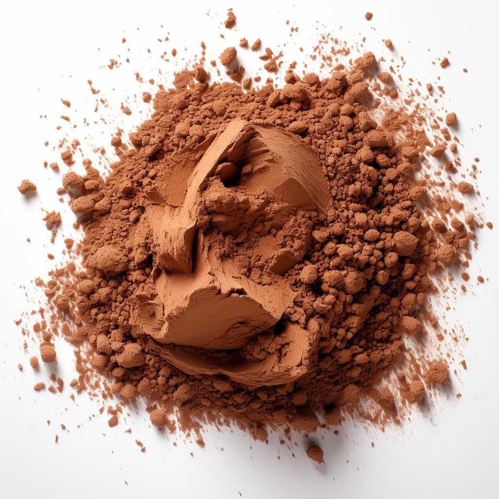 pile of brown powder