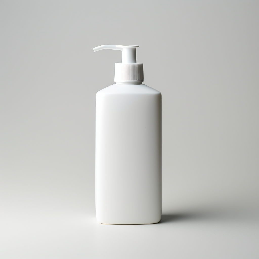 Body Lotion container against a white background