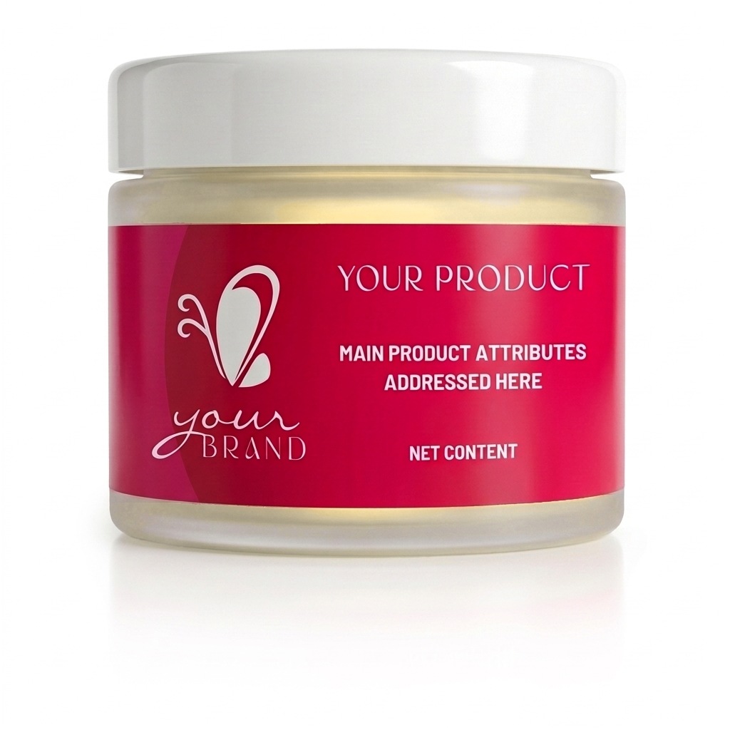 Lifting Cream with Exosomes private label product on a white background