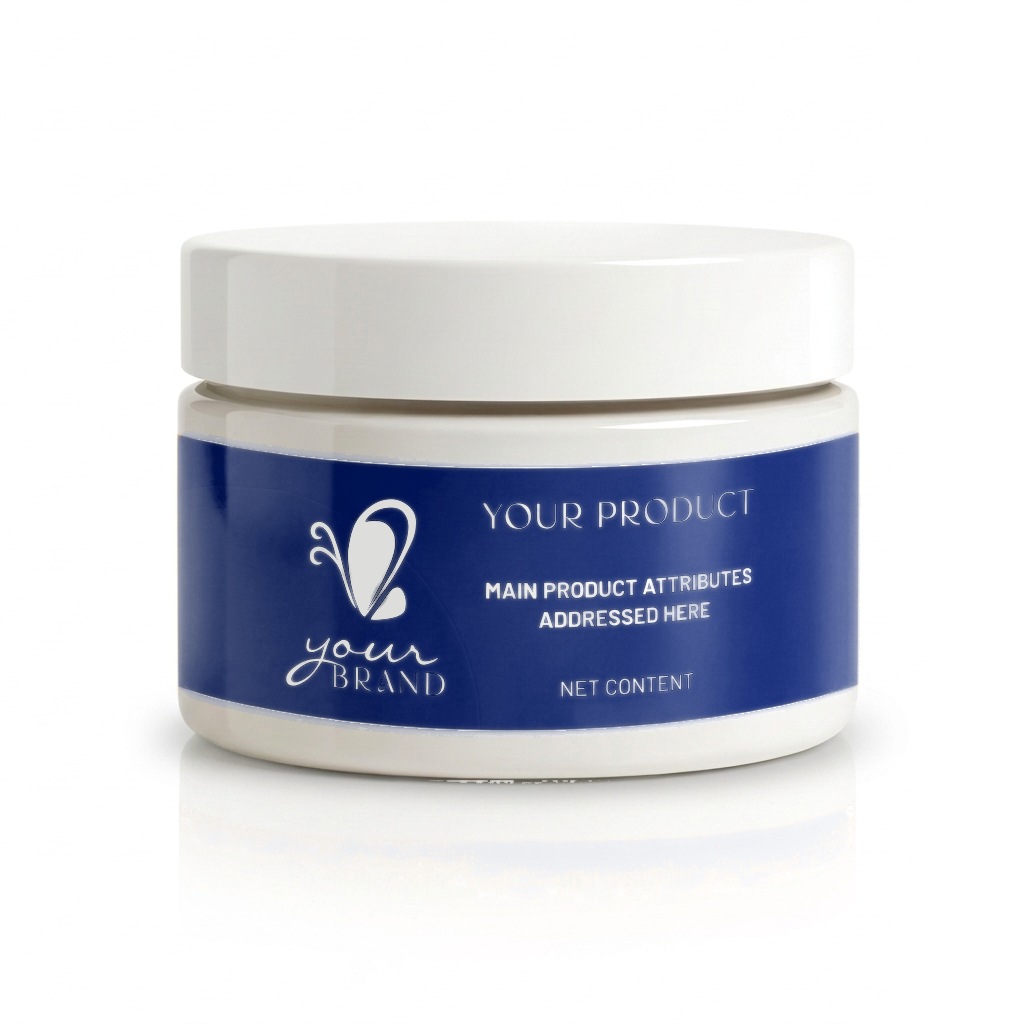 Shea Sleek Edge Control private label product on a white background